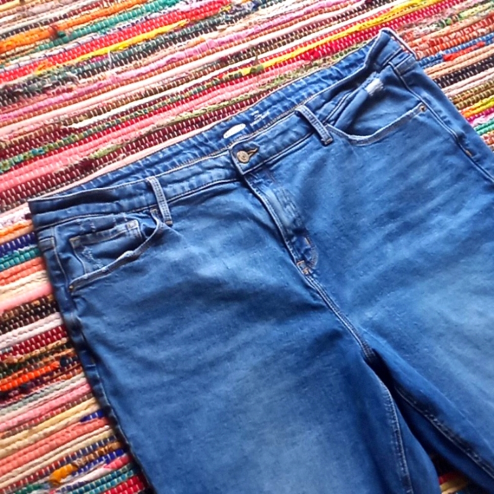 Old Navy Distressed Flare Ankle Jeans-#1710+